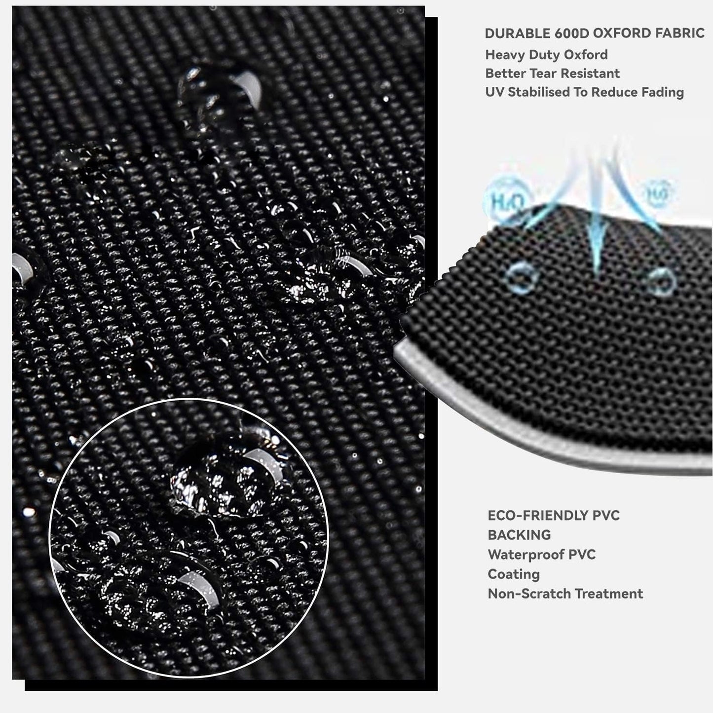Outdoor Prep Table Cover - Heavy Duty Waterproof Cover for PC3404S Rolling Dining Table Compatible with 46 inch Outdoor Utility Cart