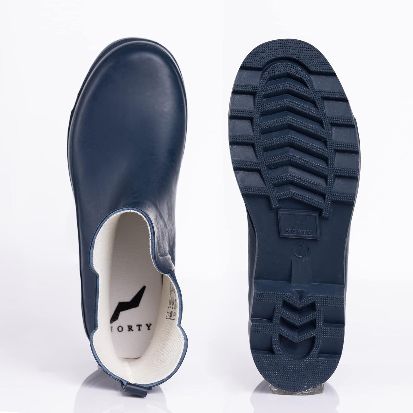 NORTY - Womens Ankle Rain Boots - Ladies Waterproof Winter Spring Garden Boot runs ½ size large