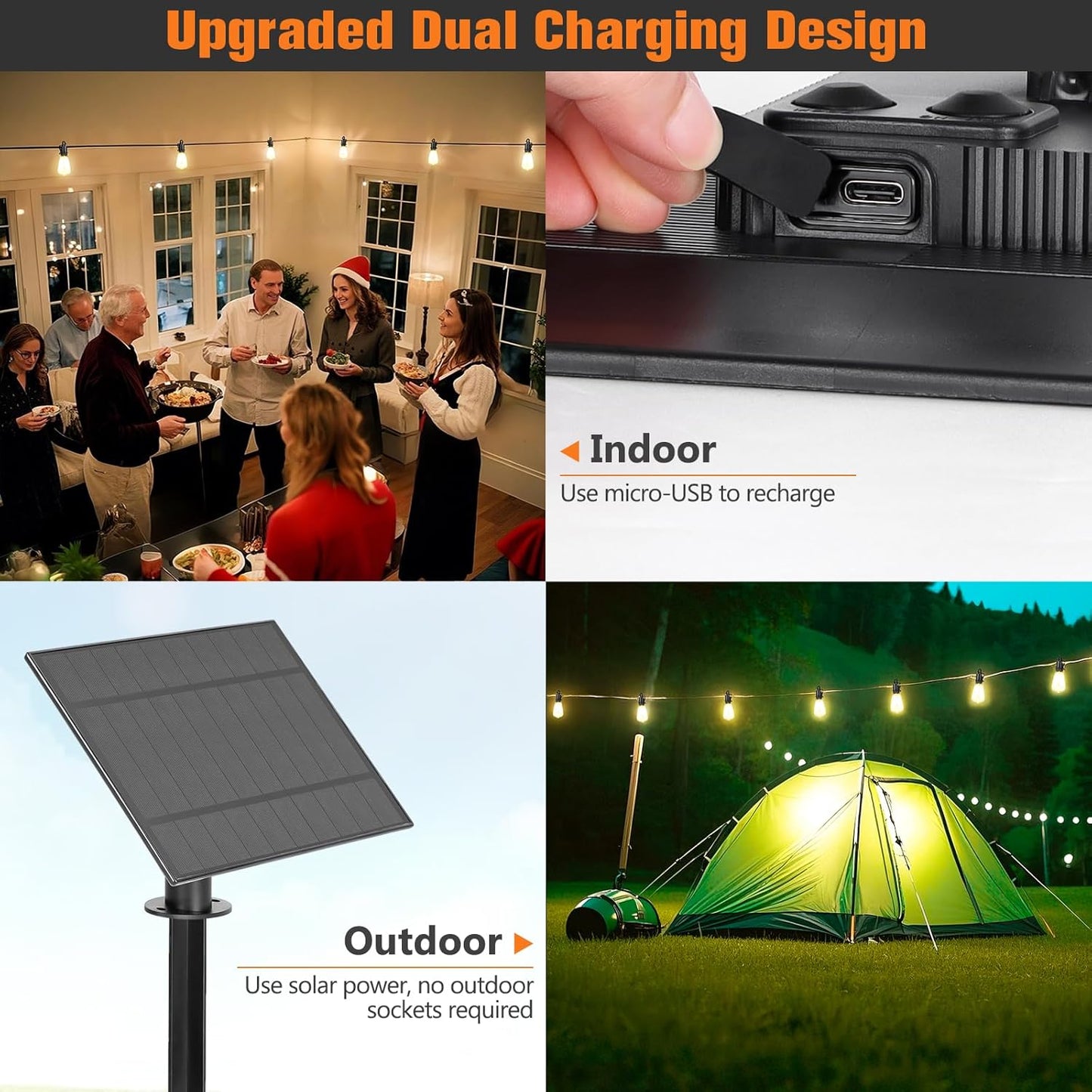 Solar Lights Outdoor String light patio deals 100FT with 32 Shatterproof, solar String Lights Outdoor Waterproof with Remote ST38 Vintage Edison Bulbs,Waterproof Hanging Lights for Outside Backyard