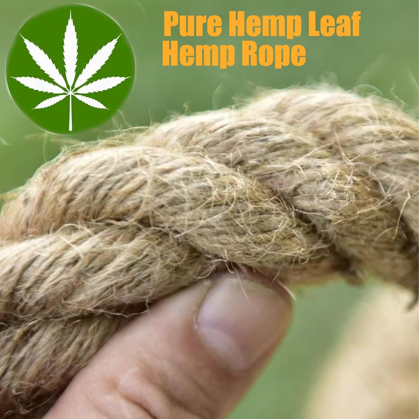 Jute Twine String 6mm x 328FT – Heavy Duty Natural Garden Twine for Crafts, Cat Scratching Posts, Packaging & DIY