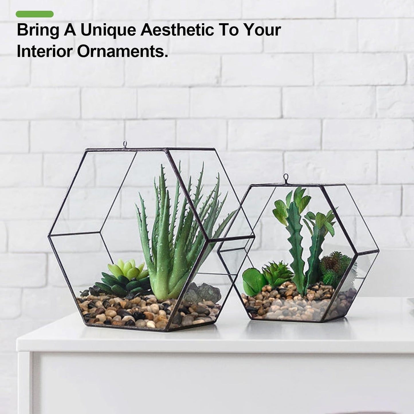 2.5 lbs Pebbles for Indoor Plants, Succulent, Bamboo, Vase, 3/8" Plant Rocks for Pots Indoor, Small River Rocks Decorative Pea Gravel, Highly Polished