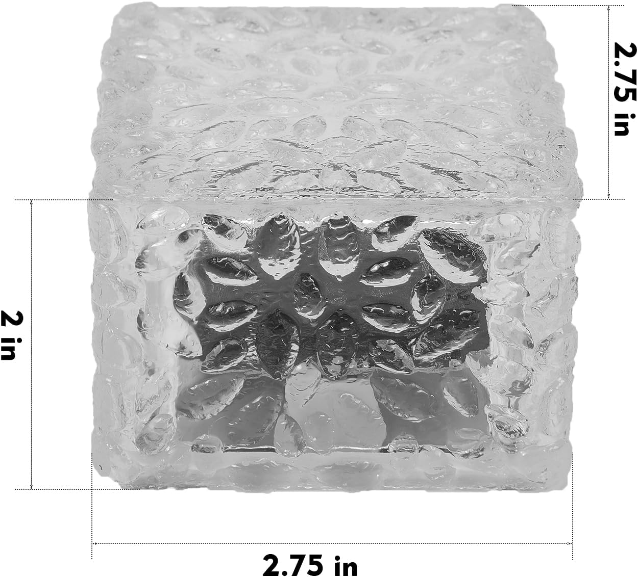 Solar Brick Lights-Outdoor Solar Lights for Yard-Solar Brick Landscape Path Light 6 Pack LED Light Brick Garden Decor for Pathway Patio Walkway Backyard Decoration, DS-XBZ-1-1-1