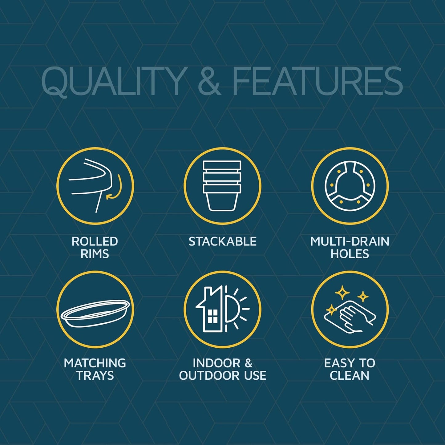 10-Inch Whiskey Barrel Planters Outdoor Pack of 25 - Durable Plastic Plant Pots for Indoor & Outdoor Use with Drainage & Saucer, Lightweight Rustic Barrel Planters for Flowers, Herbs & Small Plants