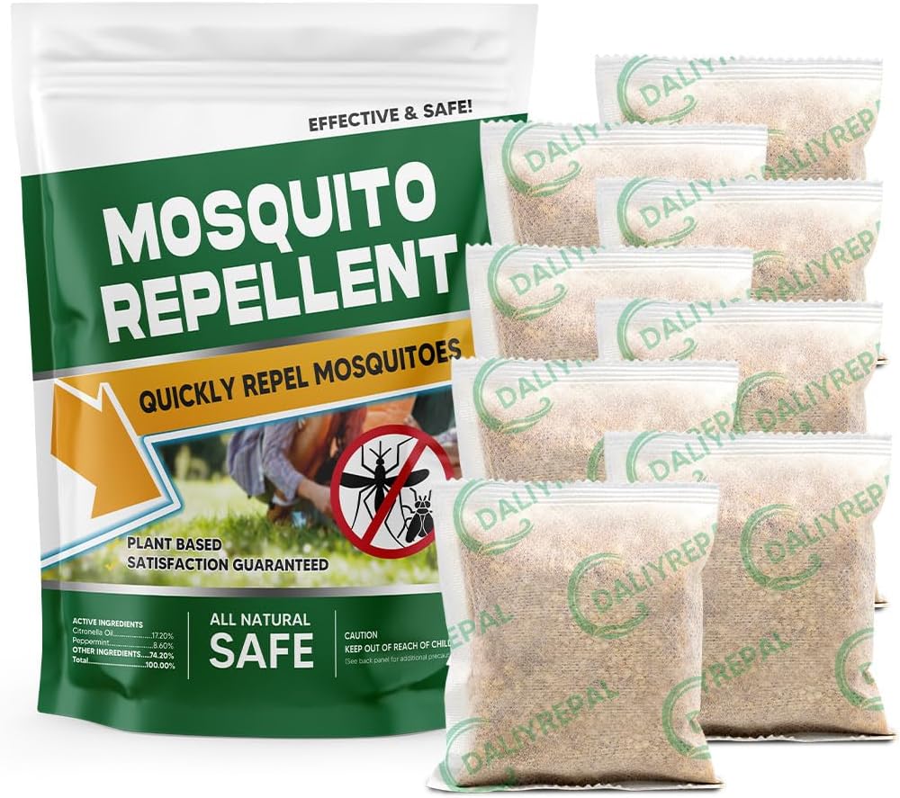 Mosquitoes Repellent Outdoor Patio, Mosquito Deterrent Indoor,Mosquito Control Repeller for Room/Yard/Camping/Home/Travel 8-Pack