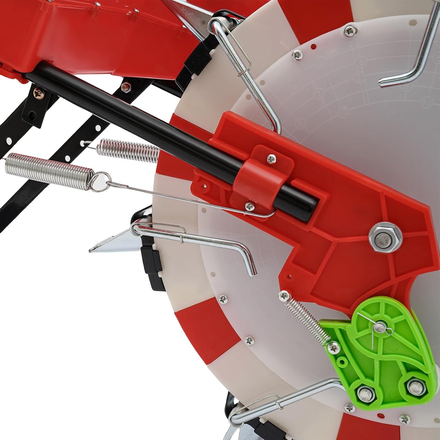 Manual Seeder,Garden Hand-Push Seeding Machine Walk-Behind Row Crop Planter Roller Seeding Hand Push Seeder for Soy Peanut Corn Cotton Soybean (7 Nozzles)