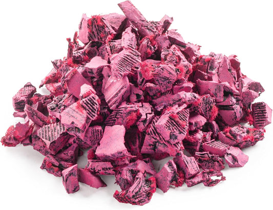 Playsafer Rubber Mulch Nuggets Protective Flooring for Playgrounds, Swing-Sets, Play Areas, and Landscaping (Hot Pink, 1.55 CU. FT. - 40 LBS)