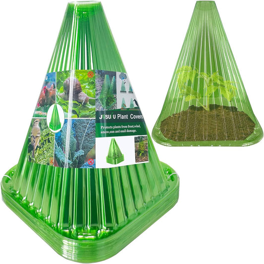 Garden Cloches for Plants, 20 Pack Plant Covers Reusable Plant Bell Cover Protects Plants from Birds, Frost,Snails Etc.