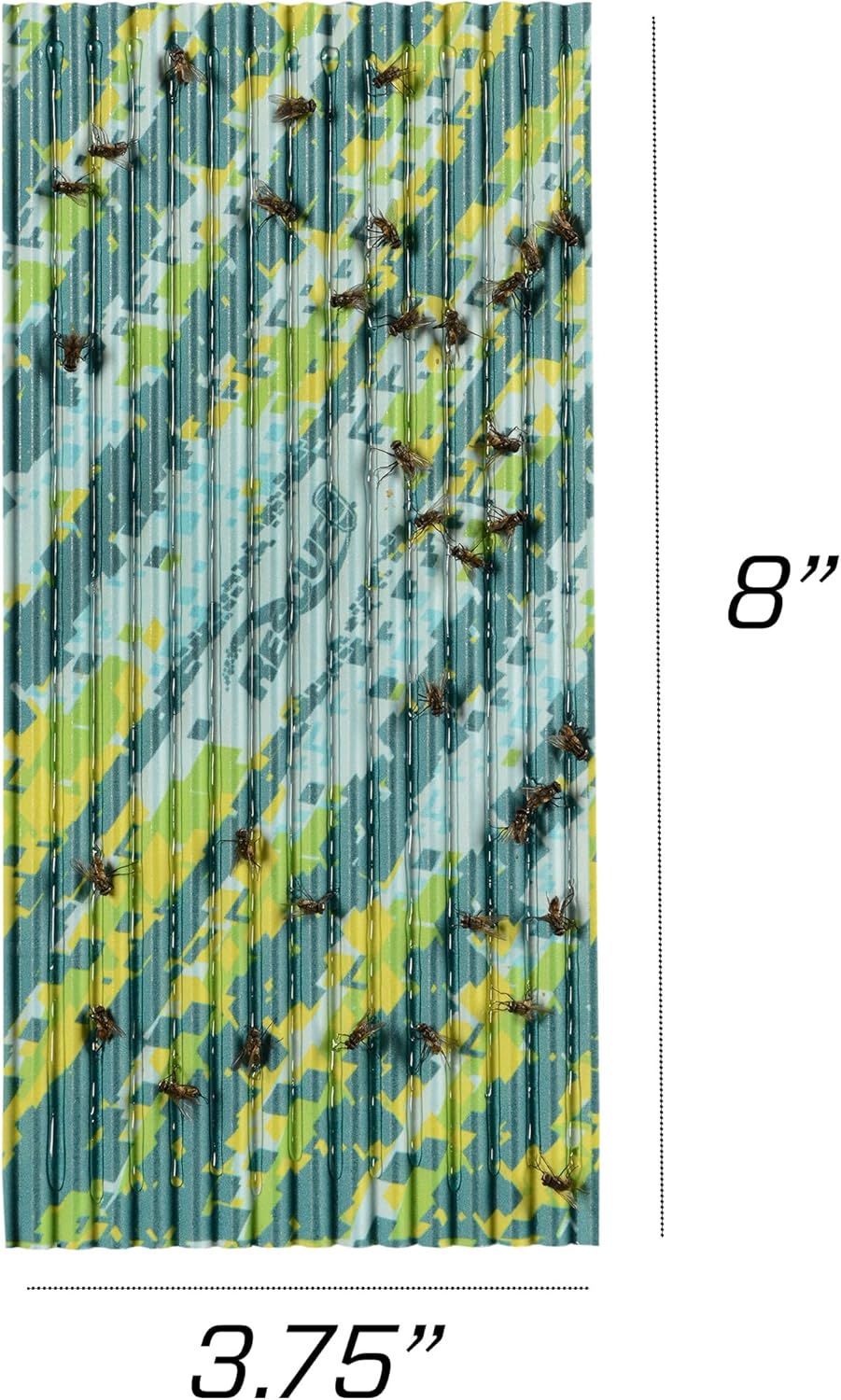 RESCUE! FlyPad – Sticky Fly Traps for Indoor & Outdoor Use - 4 Pack (8 Traps)