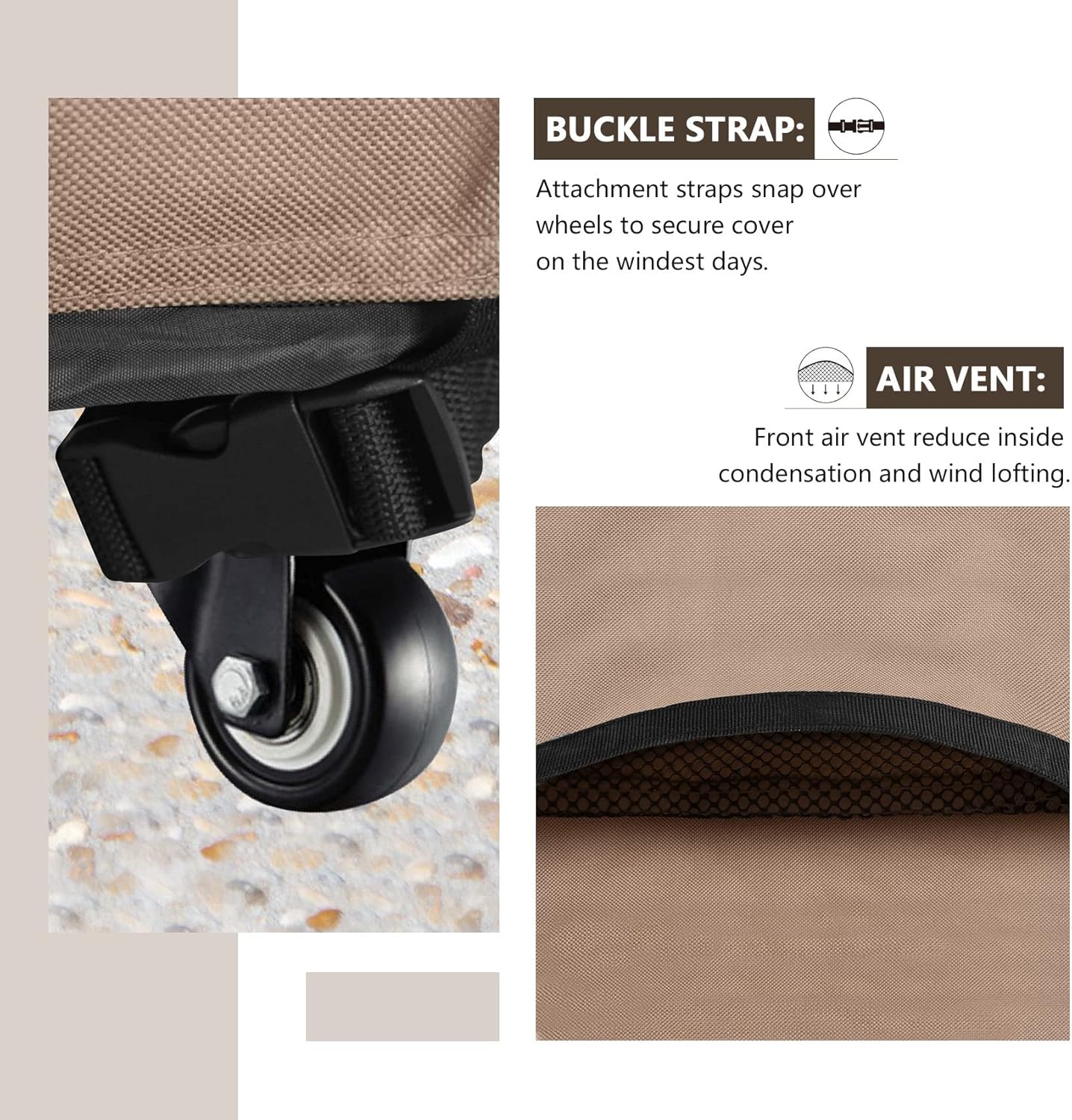 ULTCOVER Waterproof Grill Cover 52 inch, Heavy Duty BBQ Cover for 2-4 Burners Outdoor Gas Barbecue Grill