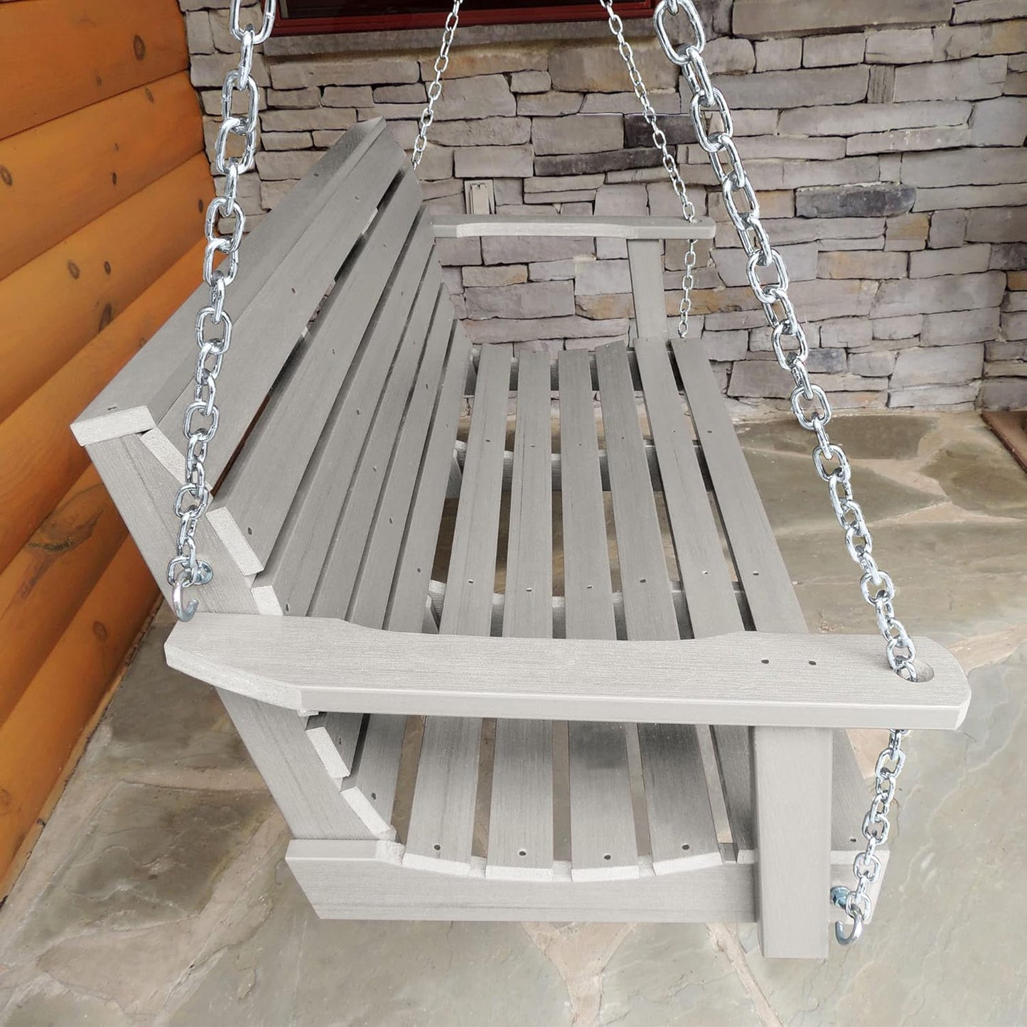 Highwood Weatherly Porch Swing 5 Feet, Harbor Gray