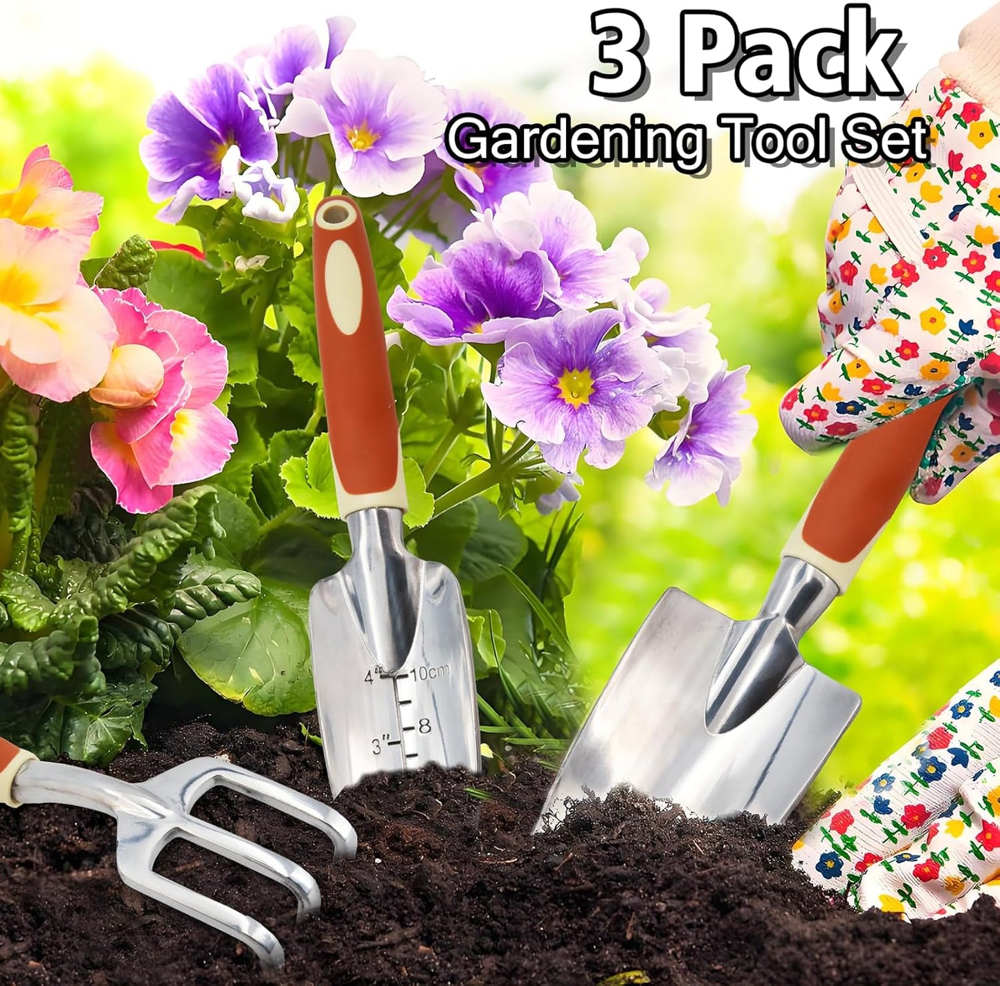 Gardening Tools, Aluminum Alloy That are Durable, Sturdy and Non-Slip, Suitable for Parent-Child Gardening Activities, Outdoor Gifts for Women, Gardening Gifts