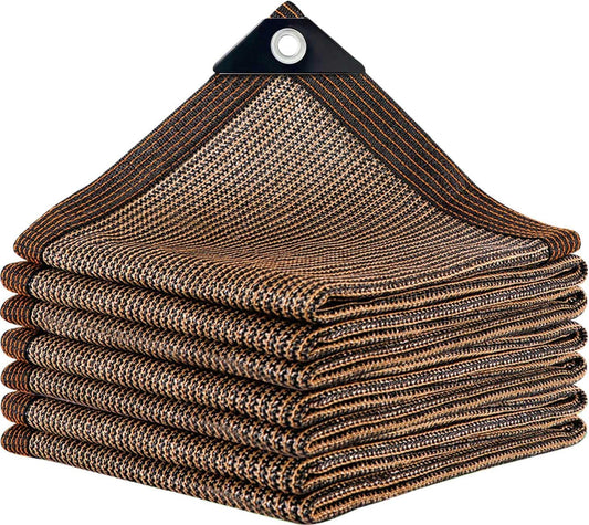 80% Shade Cloth, Durable Mesh Tarp with Grommets, Garden Sunblock Shade Cloth Shading Antifreezing for Plants Cover, Greenhouse, Barns Kennel, Patio, Tomatoes