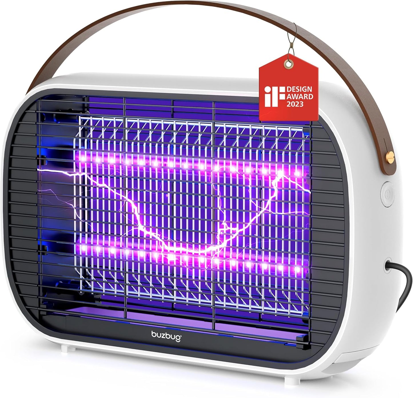 Buzbug LED Bug Zapper Indoor, 10 Years Lifespan Lamp Sustainable Less Power, Durable High-Voltage Electric Mosquito Zapper, Fly Trap Mosquito Trap, Fly Killer -MA015B