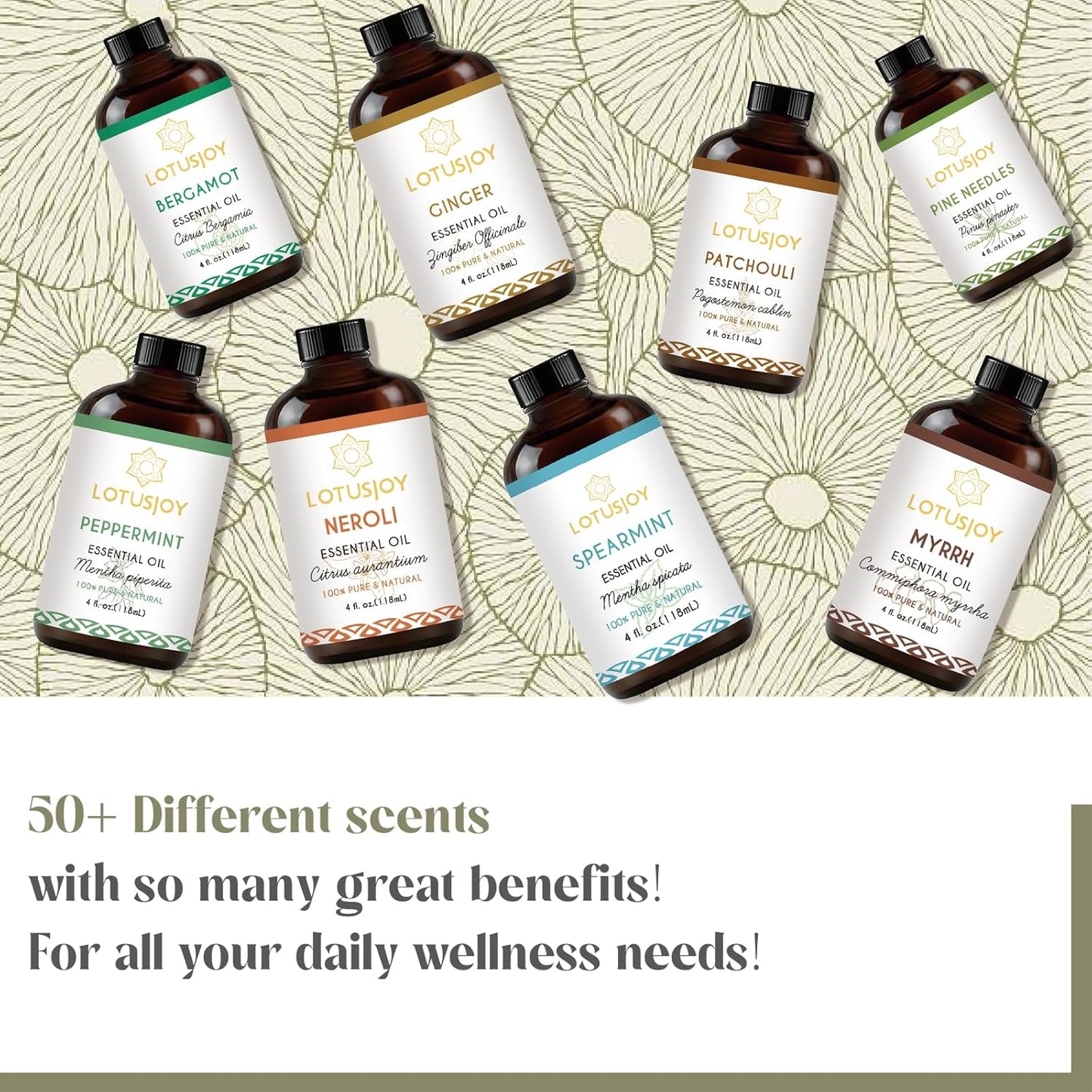 Agarwood Essential Oil, Pure Natural Organic Oud Essential Oil for Diffuser Meditation and DIY Cosmetic Making - 4 Oz