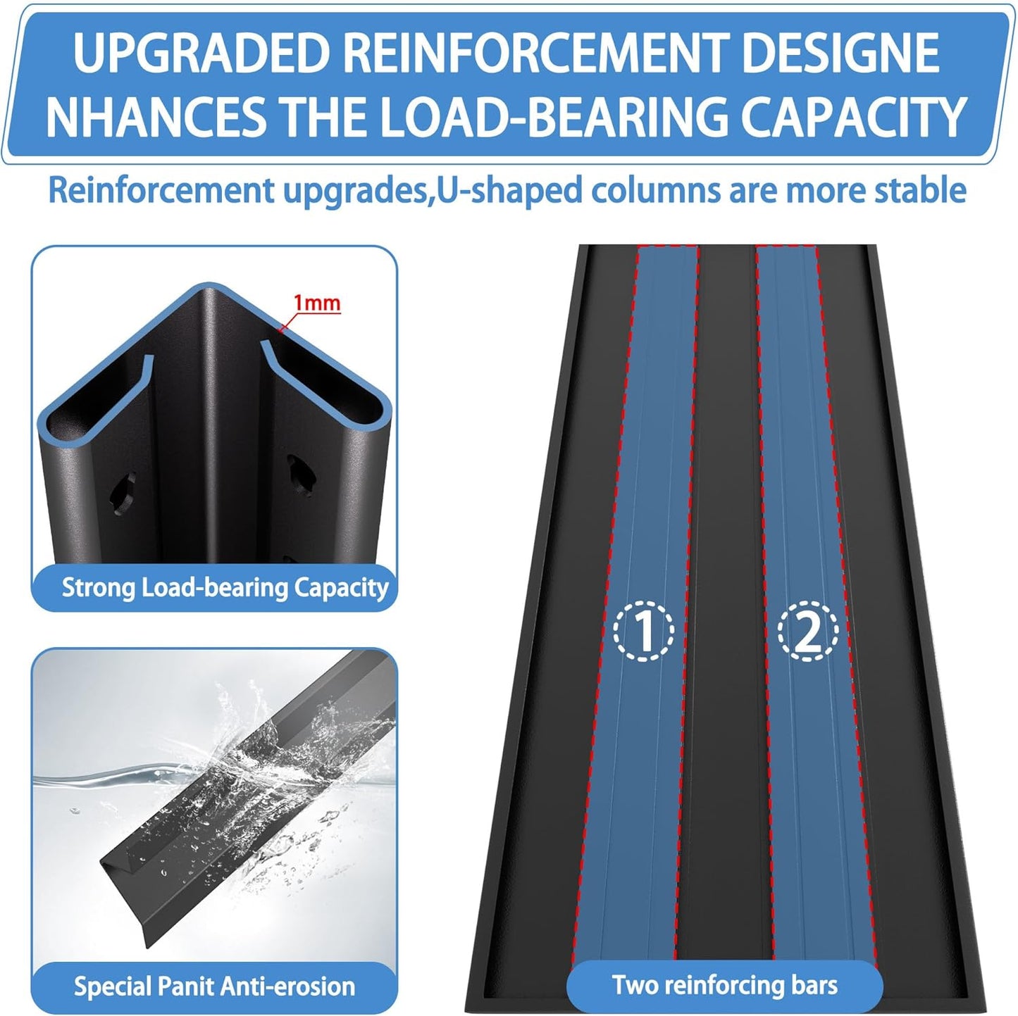 5-Tier Garage Shelving Heavy Duty, 3000 LBS Capacity Metal Storage Rack 76" H x 60" W x 24" D, Adjustable Shelves Unit for Garage, Warehouse, Basement, Pantry, Workshop.2 Pack