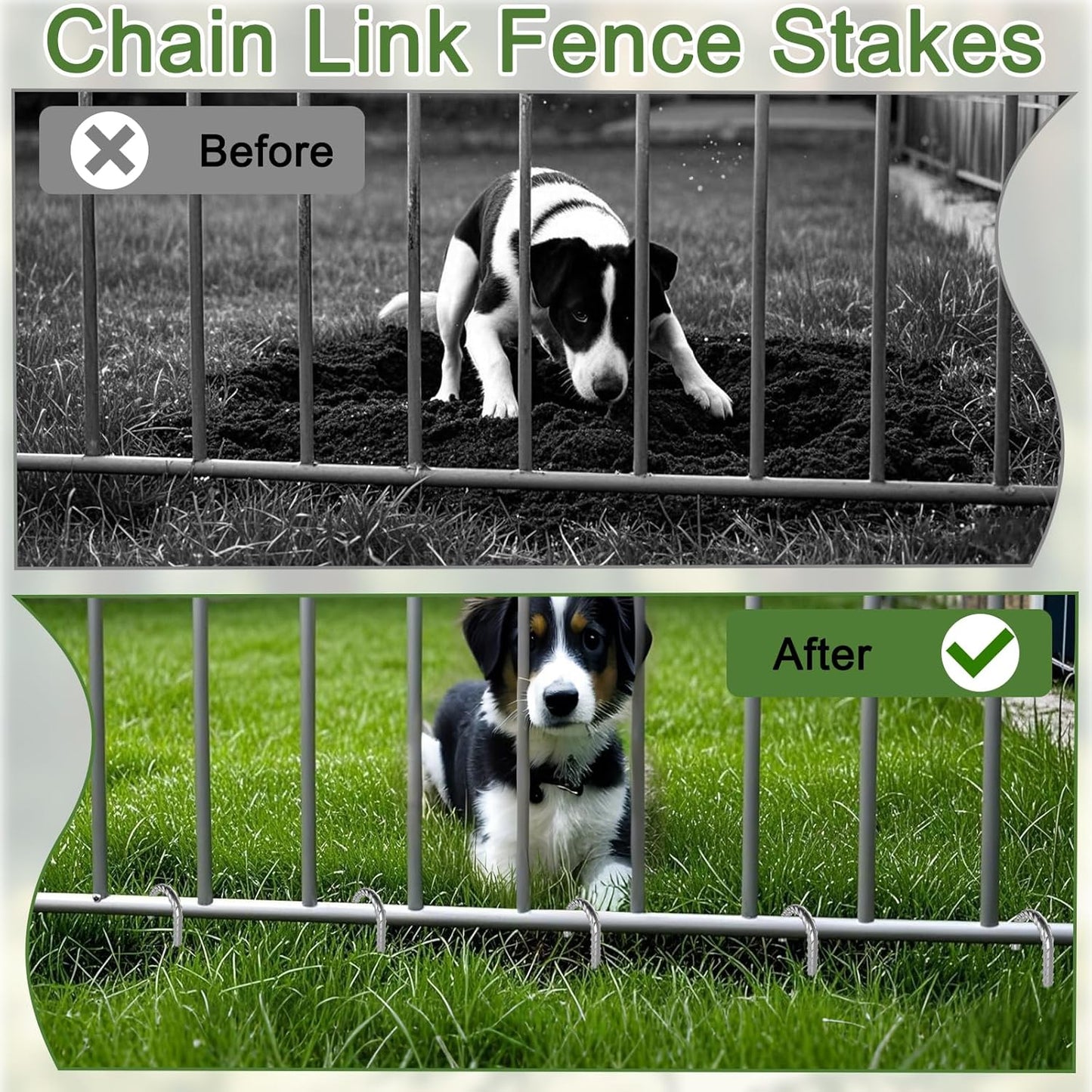 16 Inch 28 Pack Rebar Stakes, 3/8" Diameter J Hook Steel Ground Anchor Stakes, Heavy Duty Galvanized Tent Stakes, Metal Fence Stakes for Outdoor Decoration Yard Inflatables Gardening