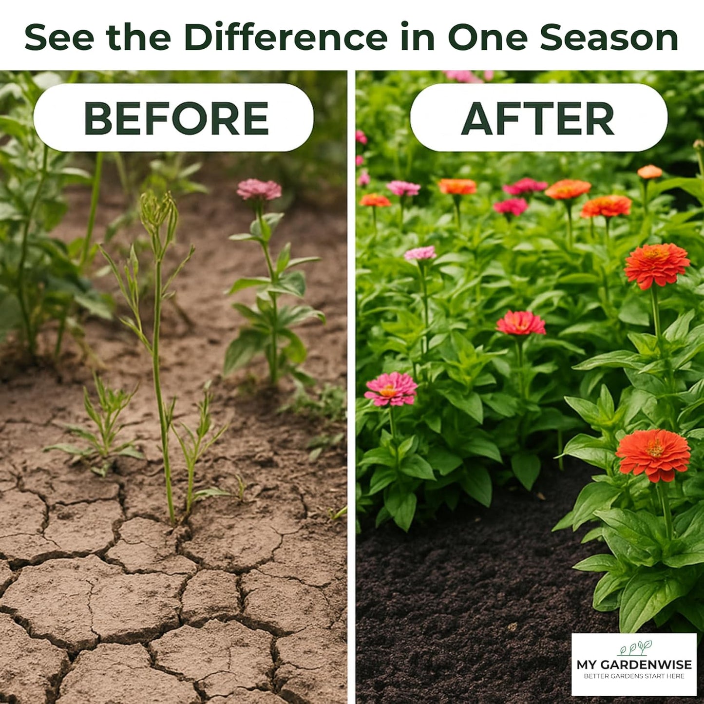 Gypsum for Soil - Calcium for Plants - Gypsum Fertilizer for Gardening, Lawn & Vegetables - Calcium for Garden (10 qts. - 20 lbs.)