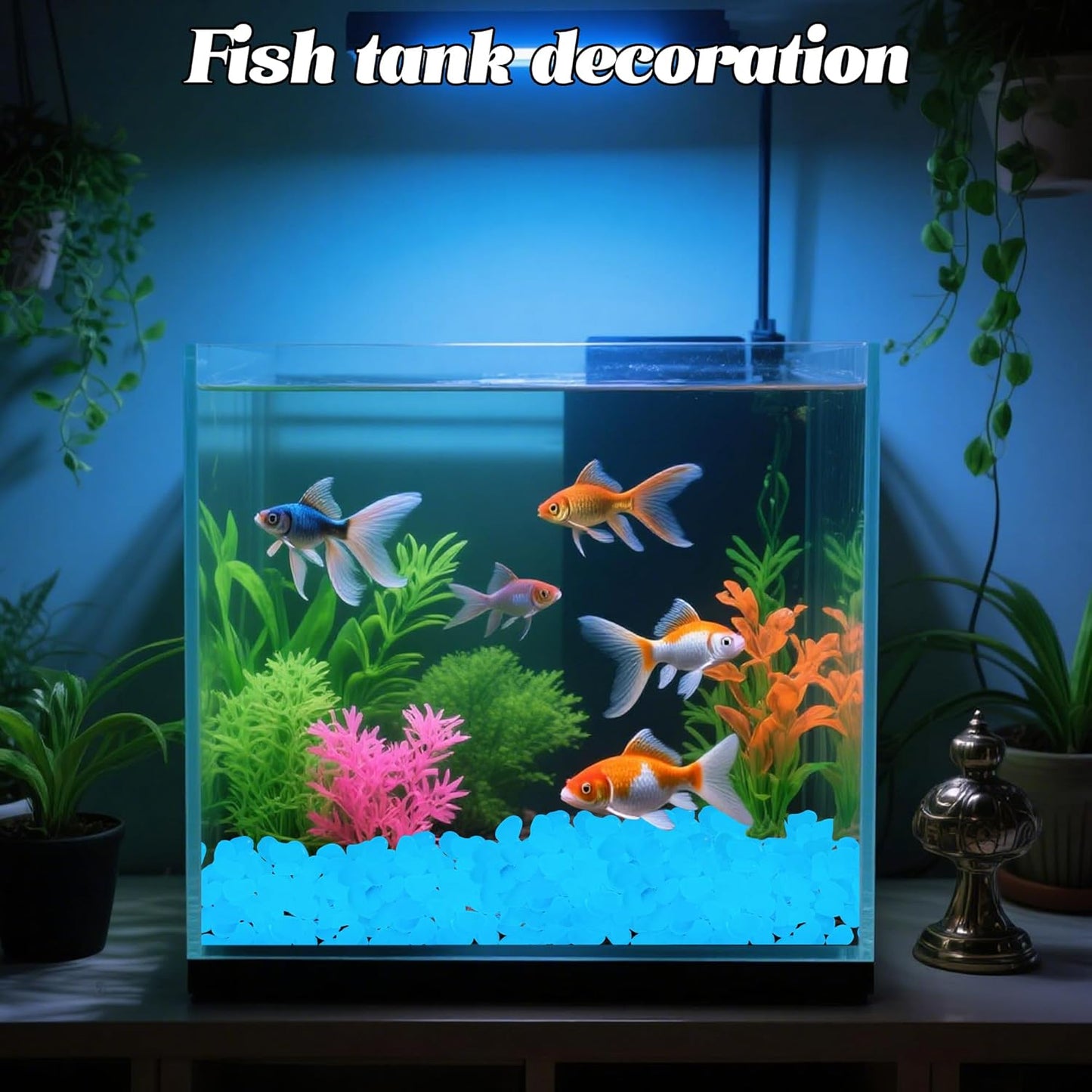 0.7LB 25-27mm White Glow in The Dark Stones Luminous Stones White Glow Stones for Yard Fish Tank Walkway Pathway Aquarium Garden Outdoor Decor