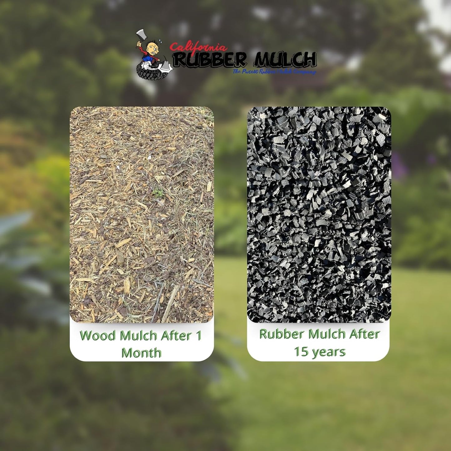 100% Wire-Free Rubber Mulch – Black, 20 lb (0.8 cu ft) | Long-Lasting, Low Maintenance, Safe for Kids & Pets – Landscaping & Playground Ground Cover