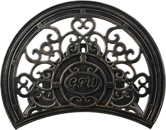 GOFORWILD Garden Hose Holder made of Stainless Cast Aluminum, Decorative Hose Butler Sturdy Water Hose Rack, Durable Wall Hose Hanger, Holds 125-Feet of 5/8-Inch Hose, Hose Reel, 7005