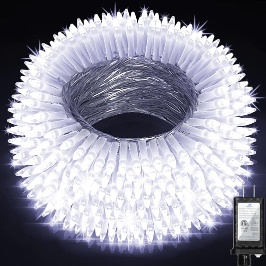 1500 LED Christmas Lights Outdoor Use, 492ft 8 Lighting Modes Fairy Lights for Outside, Christmas Tree Lights Outdoor IP44 Waterproof for Xmas Patio Yard Fence Deck Balcony Garden Decor Cool White