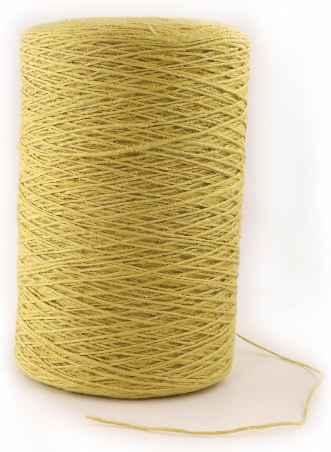 1mm x 5000 Feet Yellow Jute Rope, Twine for Gardening Tomato Climbing Plant Tie Floristry Crafts Gift Wrapping Packing Decor