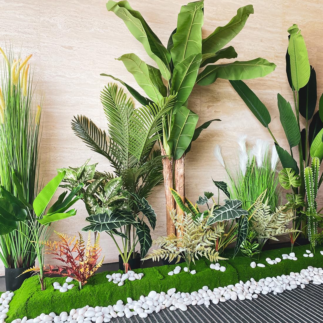 20lbs White River Rocks for Landscaping, 2-3 Inch Natural Pebbles for Indoor Plants, High Polished Decorative Stones Vase Filler Fish Tank Aquariums Garden Outdoor and Indoor DIY