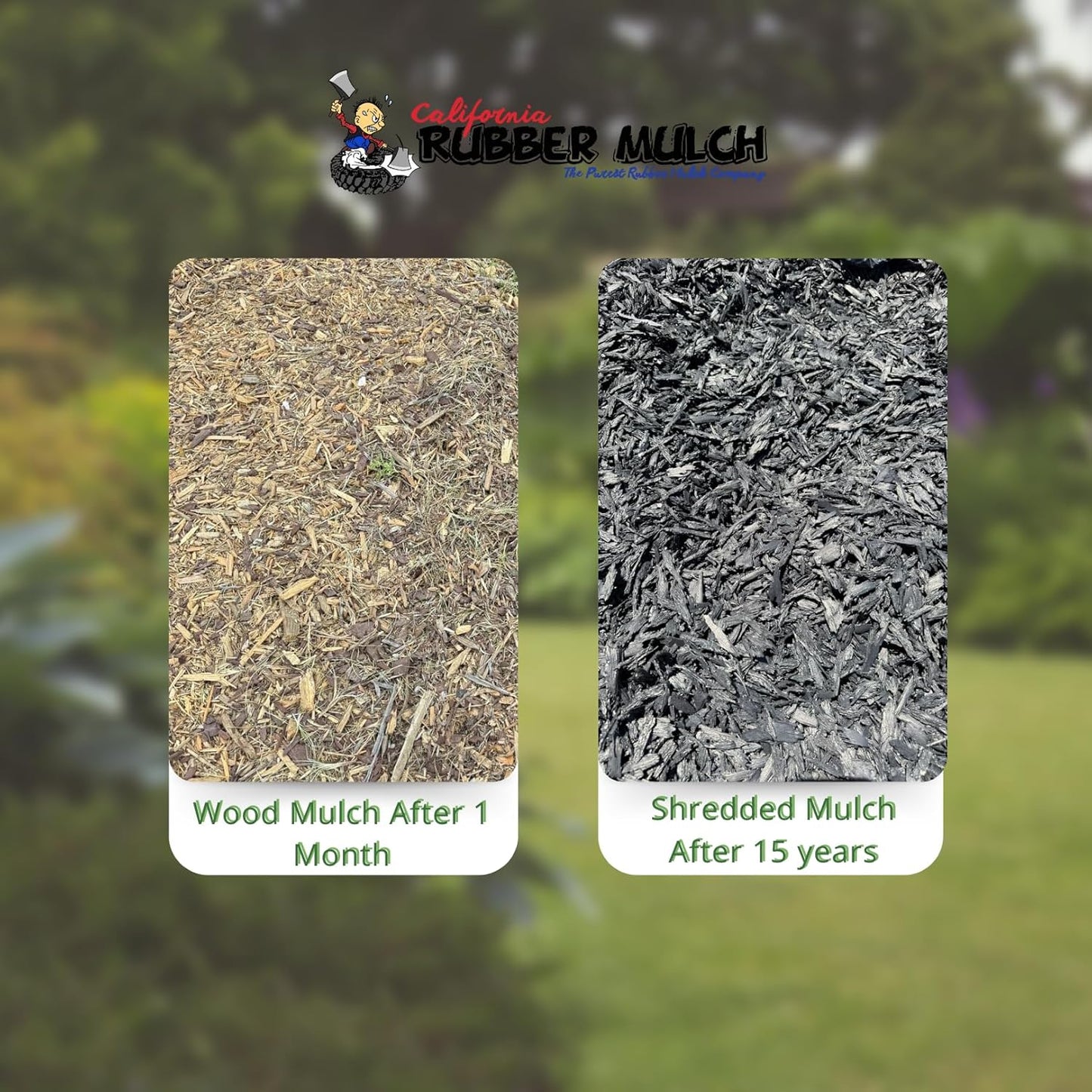 100% Wire-Free Shredded Rubber Mulch – Black – 20 lb (0.6 cu ft) – Long-Lasting, Low Maintenance, Safe for Kids & Pets – Ideal for Landscaping & Playgrounds