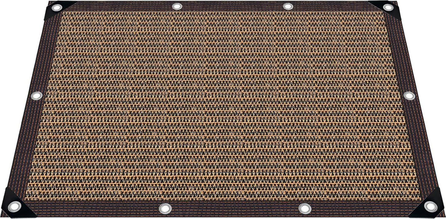 3x16FT 80% Shade Cloth Sun Shade Net with Grommets Sunblock Net Mesh Tarp for Garden,Plants Cover,Greenhouse and Patio