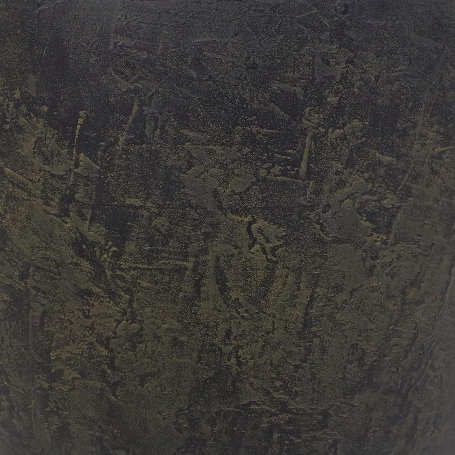 Sunnydaze 24-Inch Anjelica Large Plastic Pot for Plants - Outdoor Polyresin Round Planter with Drillable Drainage Holes - Sable - 4pk