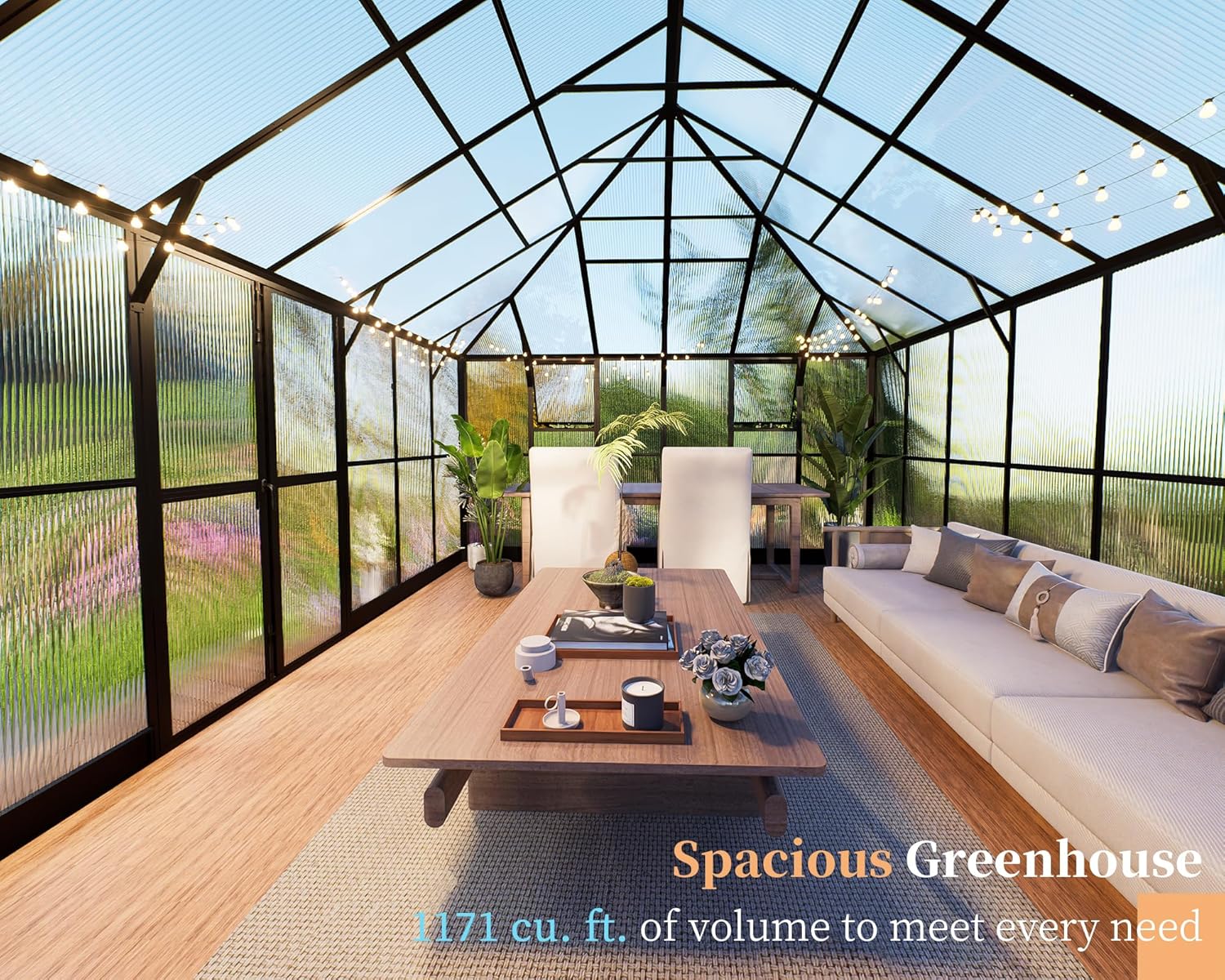 HOWE Polycarbonate Greenhouse