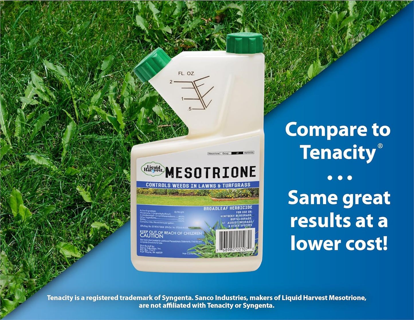 Mesotrione - 16 Ounces - (Compare to Tenacity) - Turf Herbicide