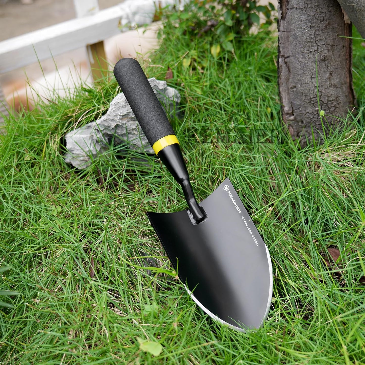 Heavy Duty Stainless Steel Garden Trowel and Shovel, Easy Digging and Weeding, Durable Garden Tools for Gardening and Planting