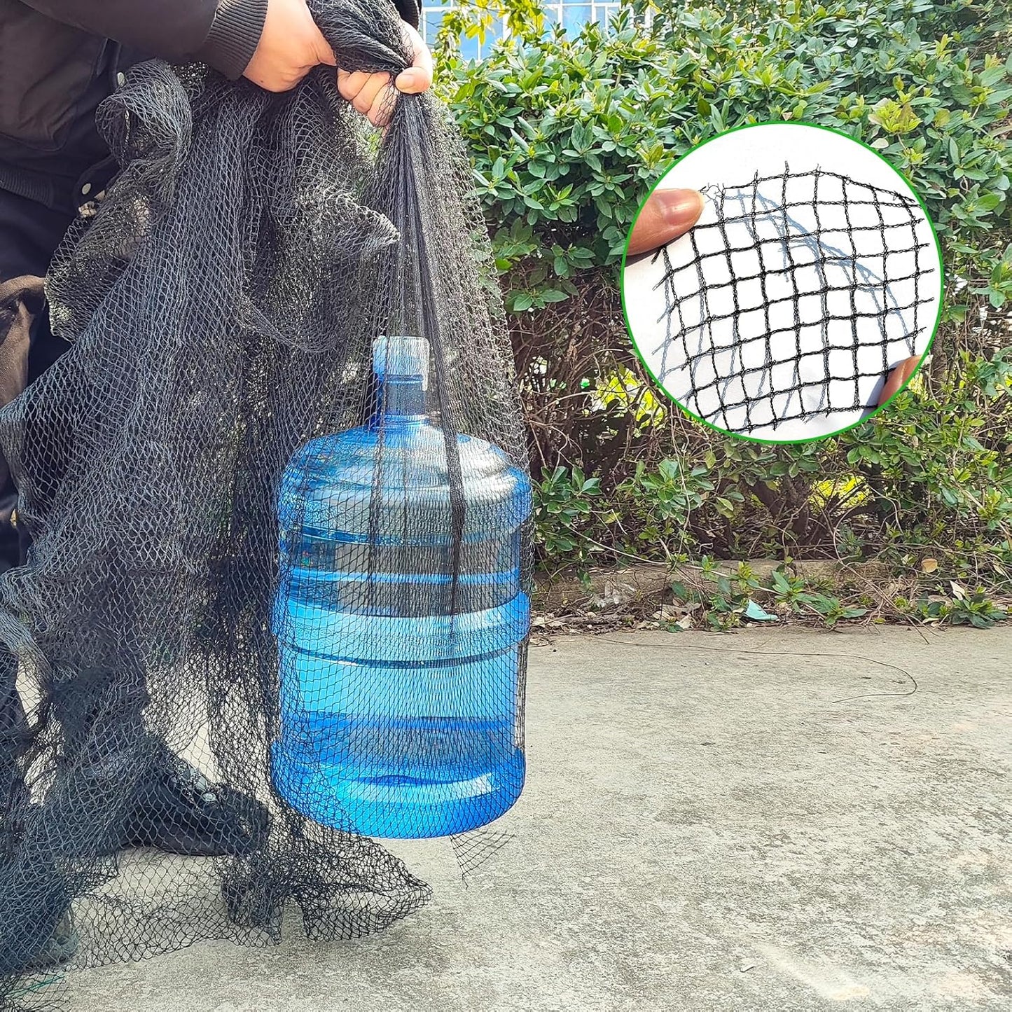 7.5x65 Ft Deer Netting, 1/2 in Strong Woven Bird Netting for Garden Protection, Bird Net for Blueberry Bushes, Strawberry Plants, Vegetables, Against Deer, Squirres, Small Critters