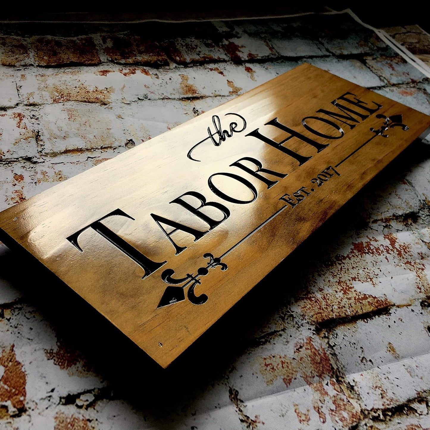 Custom Wooden Signs, Personalized Wood Signs, Custom Wood Signs, Personalized Cabin Signs, Outdoor Wooden Sign, Family Name Signs (Tabor Home Style)